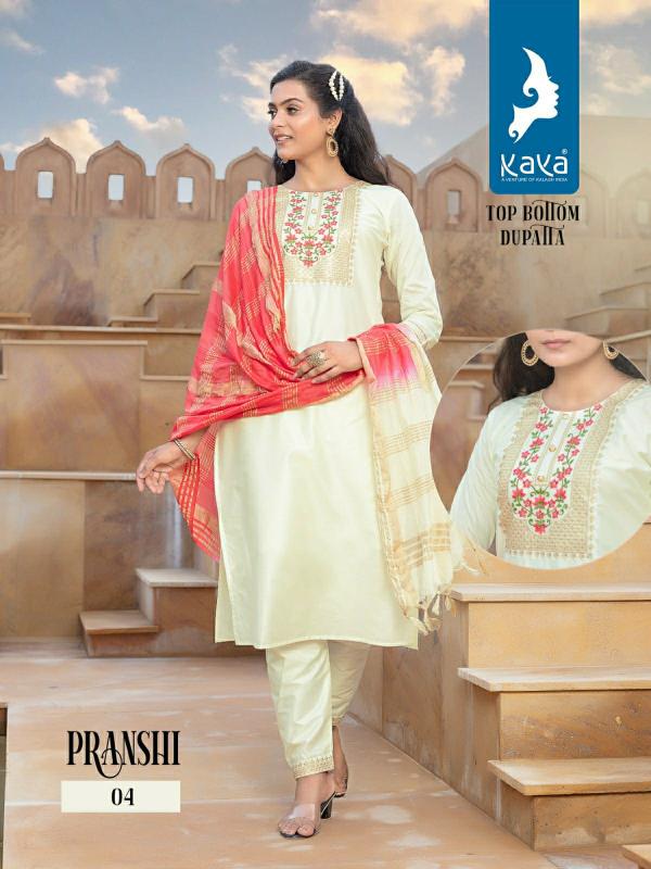 Kaya Pranshi Designer Kurti With Dupatta Collection